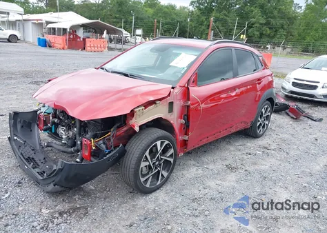 2022 Hyundai Kona Limited z USA, uszkodzony, nr VIN KM8K53A30NU861307